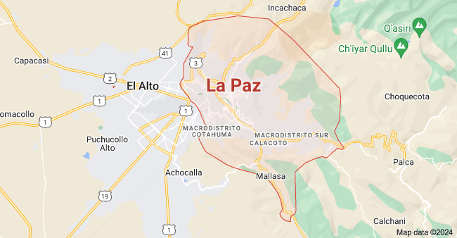 mappa la paz