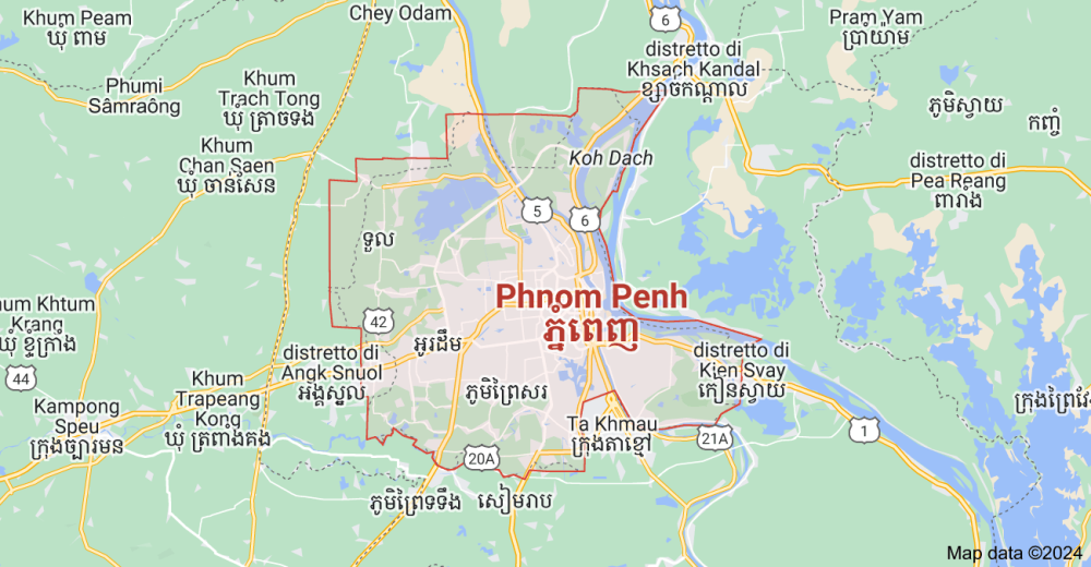 mappa phnom penh