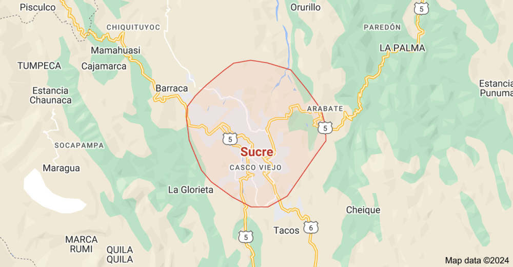 mappa sucre