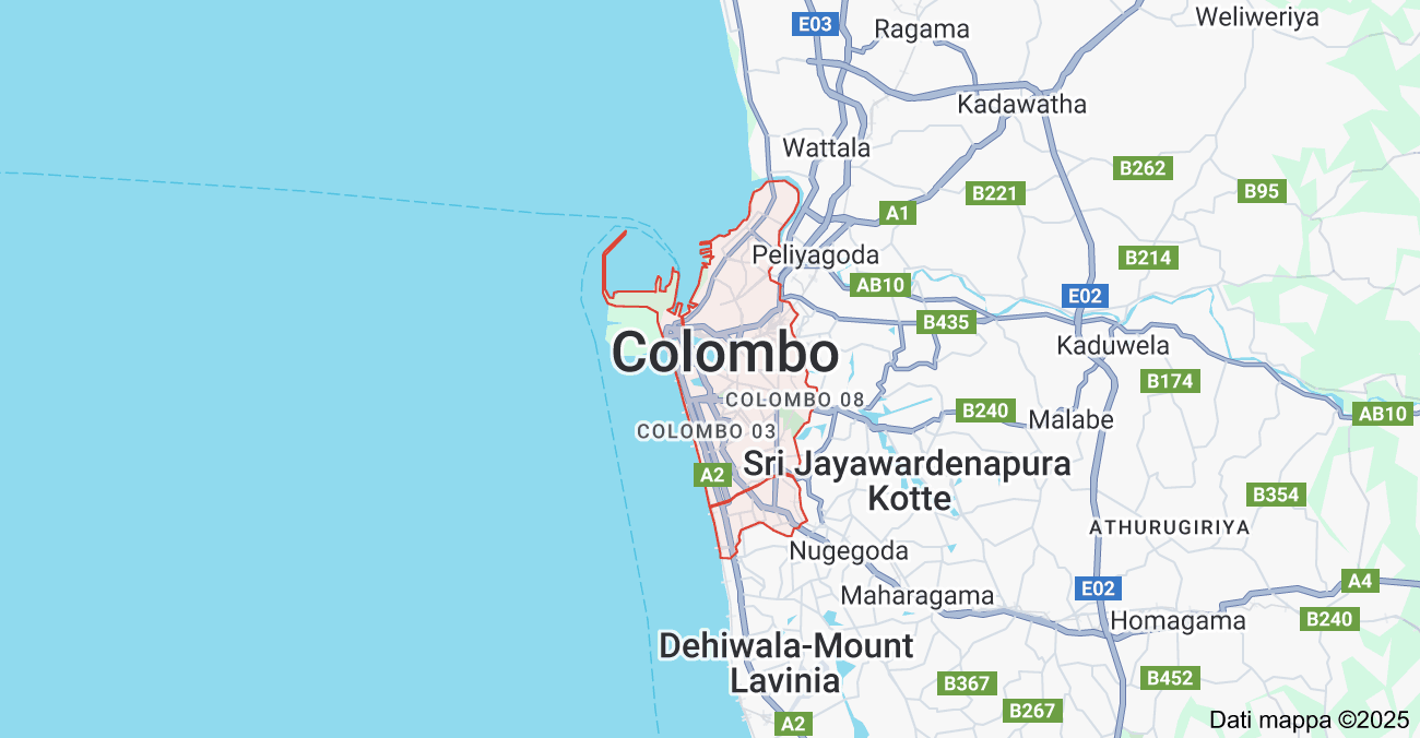 mappa colombo