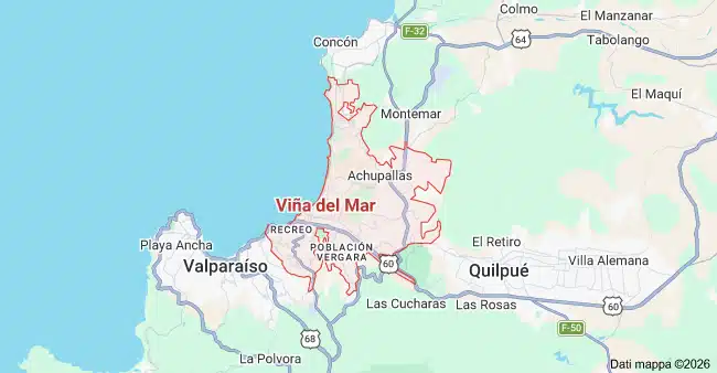 mappa Viña del Mar