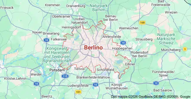 mappa berlino