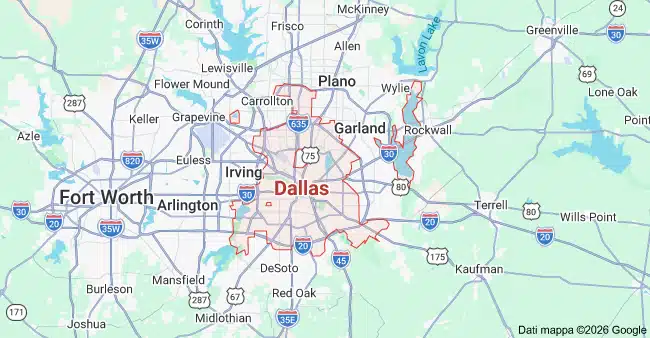 mappa dallas