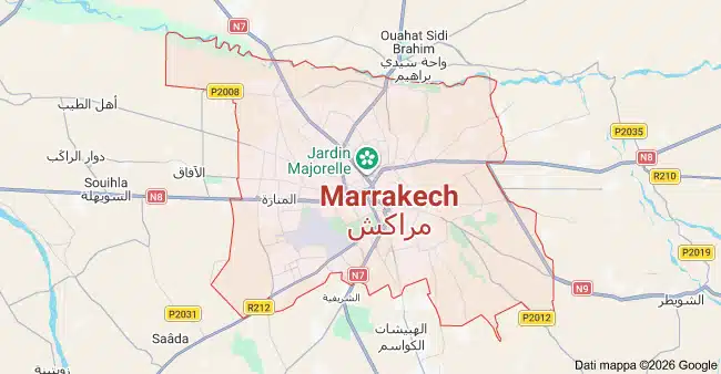 mappa marrakech