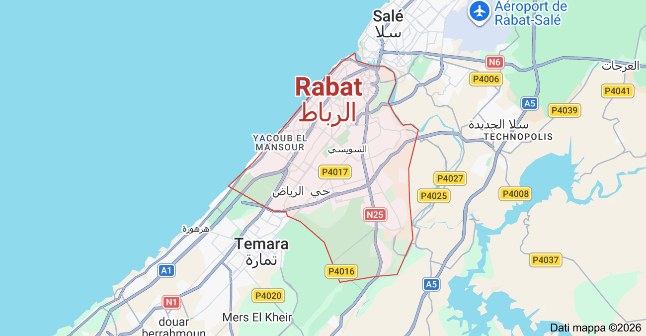 mappa rabat