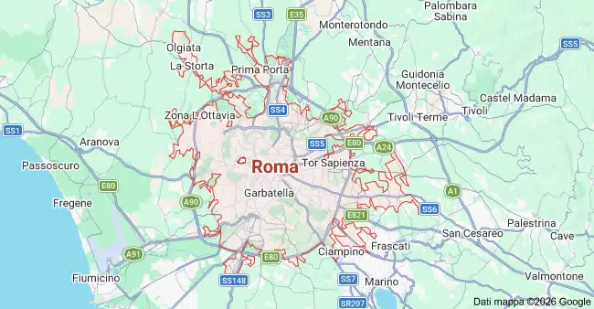 mappa roma
